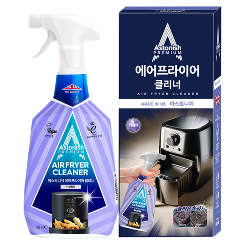 아스토니쉬 에어프라이어 클리너, 1개, 750ml