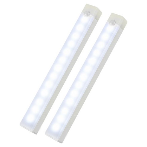 캥거 충전형 LED 조명 베란다 현관 센서등 20cm, 화이트, 2개