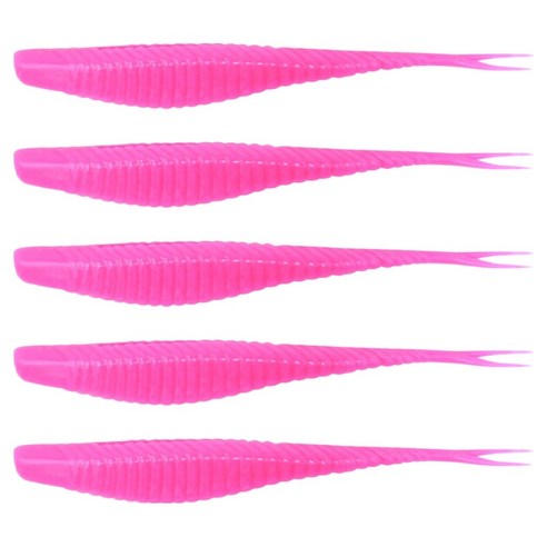 다미끼 아머쉐드 대광어 웜 루어 175mm 5p, 438 HOT PINK, 1개, 97.5g