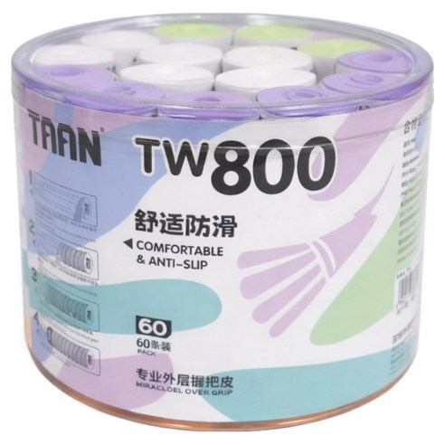탄 TW 800 오버그립 드라이 타입 60p, 혼합색상, 1개