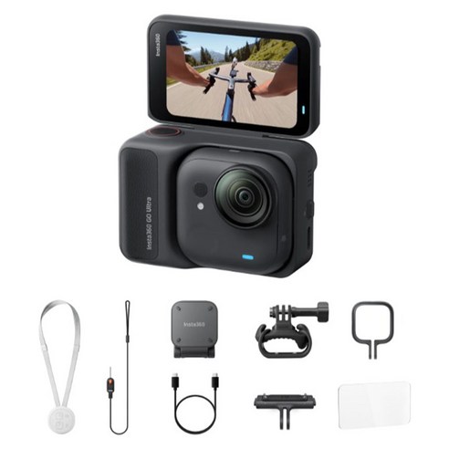 인스타360 Insta360 GO Ultra 사이클링 번들 액션캠, 미드나잇 블랙