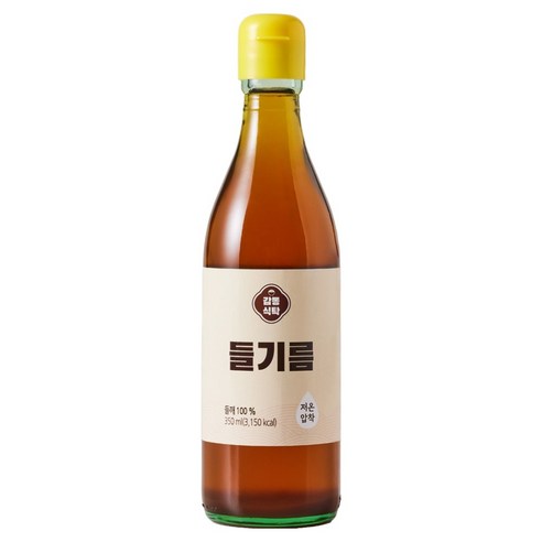 감동식탁 들기름, 1개, 350ml
