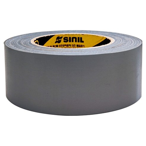 신일테이프 초강력 면테이프 48mm x 25m, 그레이, 1개