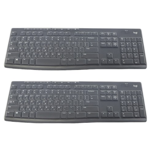 마하링크 로지텍 K270 MK270 MK295 MK275 호환 실리콘 키스킨 ML-KSL27, 2개