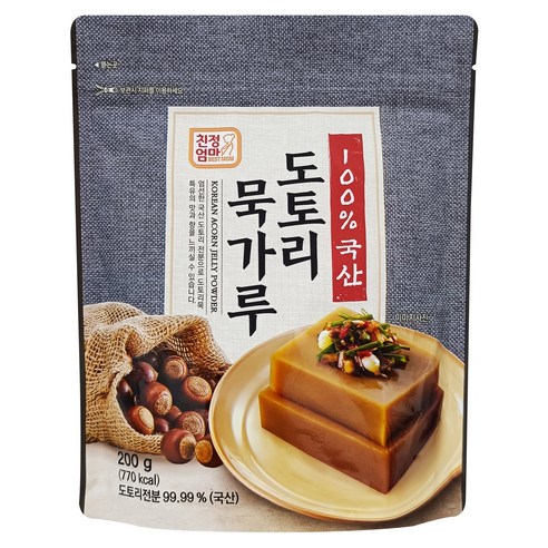 친정엄마 국산 도토리묵 가루, 200g, 1개