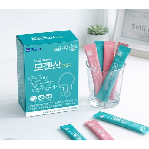 종근당 답답한 하루엔 모겐산 꿀 도라지 프로폴리스 민트맛 60g 30회분, 1개 이미지 3