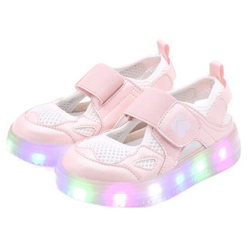 키펀트 매쉬 벨크로 글라이드 LED 샌동화 SC