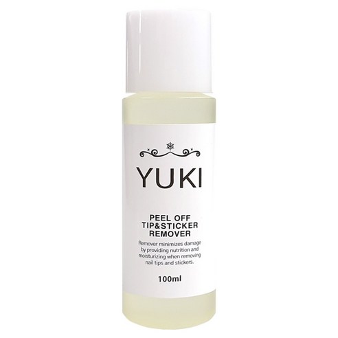 유키 필오프 네일팁 앤 네일스티커 리무버, 100ml, 1개