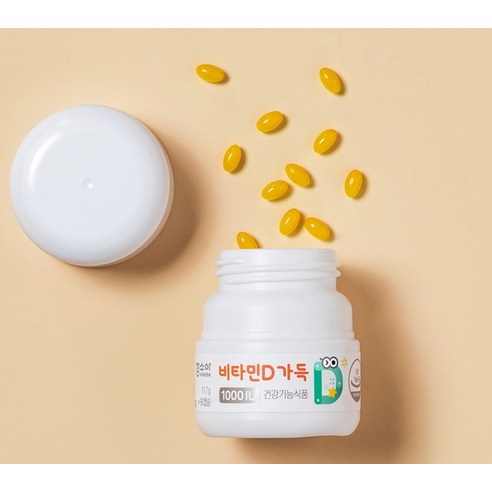 함소아 비타민D 1000IU 11.7g 90정, 1개 이미지 3