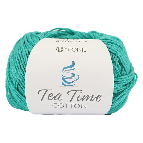 연일섬유 티타임 뜨개실 40g, 17번 민트, 1개