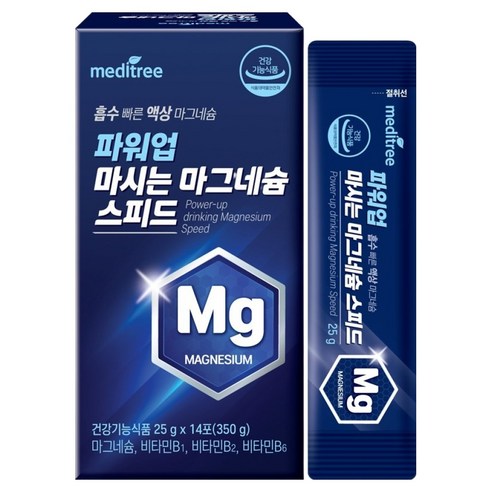 메디트리 파워업 마시는 액상 마그네슘 스피드 14p, 1개, 350g