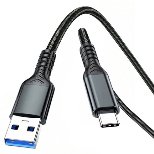 YTEK USB3.2 Gen2 A to C 카플레이 안드로이드오토 호환 10Gbps 고속충전 케이블 60W, 100cm, 1개