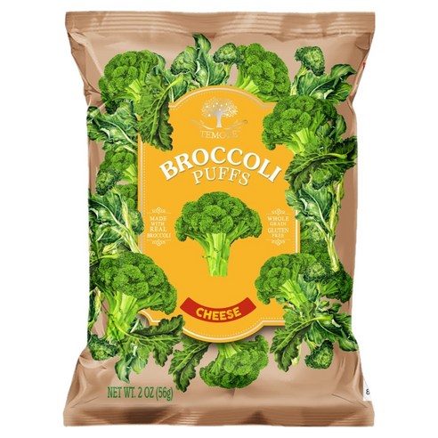 테몰 브로컬리 퍼프 치즈, 56g, 1개