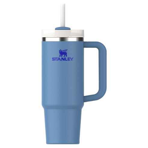 스탠리 퀜처 H2.0 플로우 스테이트 텀블러, 블루 스카이, 887ml, 1개