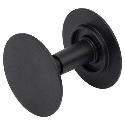 철물대장 방범 렌즈 외시경 보조키 구멍 커버 44mm, 블랙, 1개