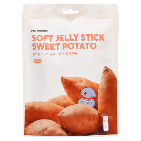 페스룸 소프트 젤리 스틱 포 독, 300g, 1개, 고구마