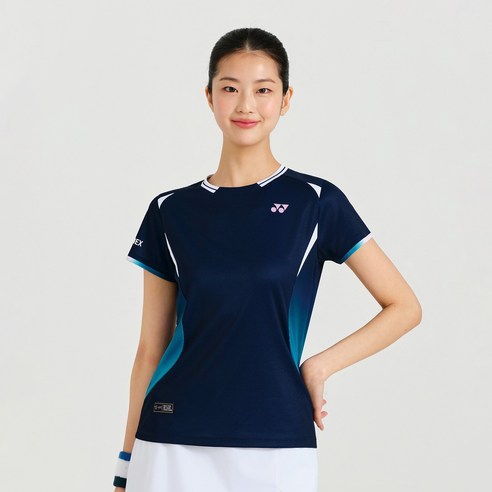 요넥스 여성용 배드민턴 게임웨어 티셔츠 261TS010F