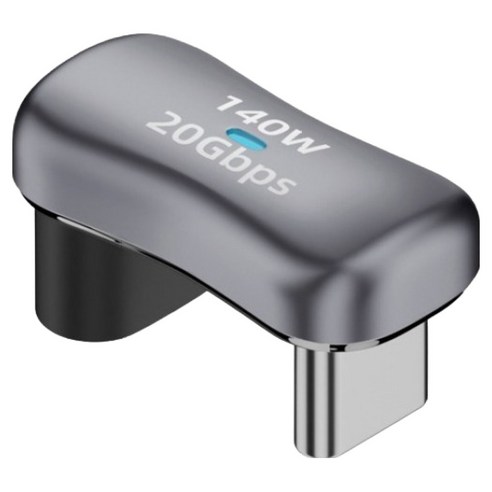 호후 스팀덱 C타입 U자 140W PD 고속충전 4K 60Hz 스딕U 젠더 CC, 혼합색상, 1개, SD-U140