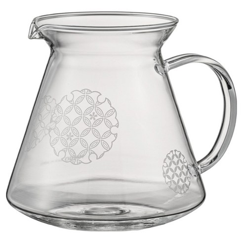 하리오 V60 유리서버 600 칠보, 1개, 단품, 600ml