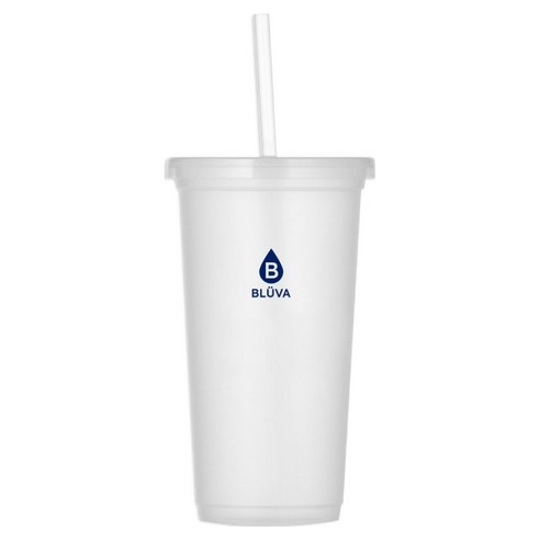 블루바 리유저블 빨대 콜드컵, 드롭 퓨어, 1개, 700ml
