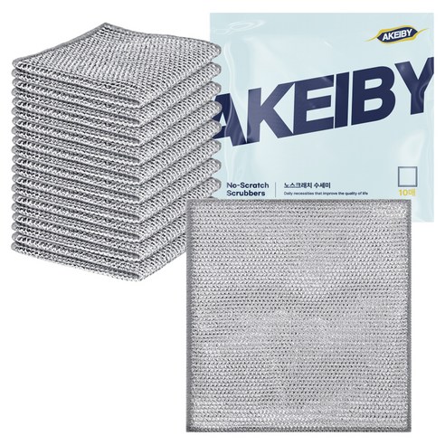 아케이바이 노스크래치 수세미, 10개입, 1개