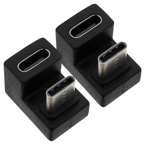 에이치디탑 USB C타입 GEN2 180도 4K 데이터 전송 65W 충전 젠더, 2개