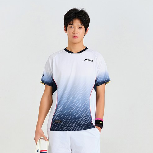 요넥스 남성용 배드민턴 게임웨어 티셔츠 261TS013M
