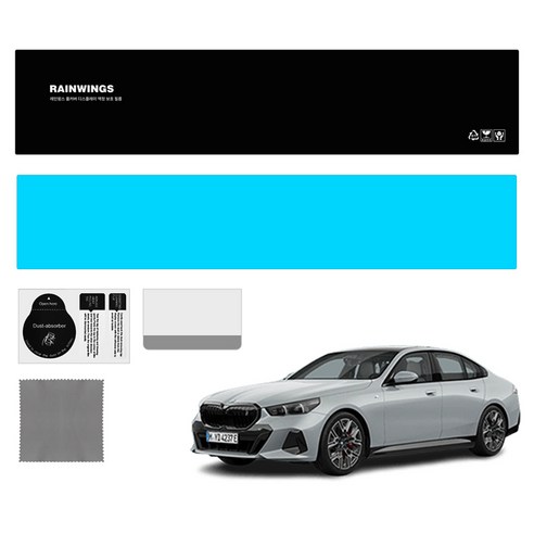 레인윙스 내비게이션 디스플레이 보호필름, BMW 5시리즈/i5 G60 (지문방지AG), 1GB