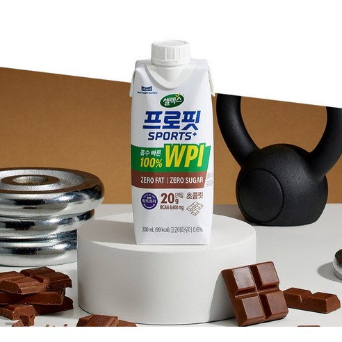 셀렉스 프로핏 스포츠 초콜릿 RTD 330ml, 12개 이미지 2