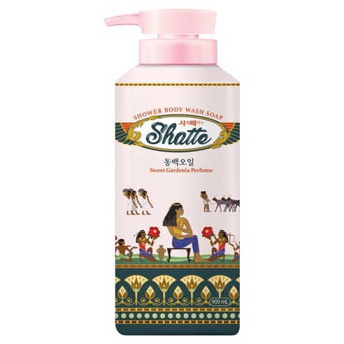 샤워때비누 바디워시 동백오일, 1개, 900ml