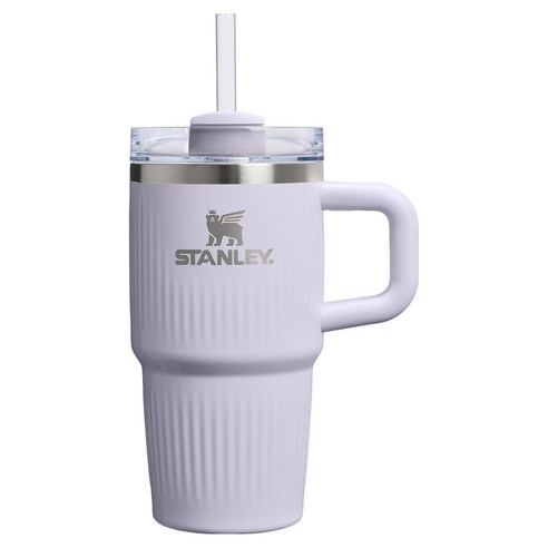 스탠리 퀜처 H2.0 플루티드 텀블러, 퍼플 더스트 글로스, 591ml, 1개