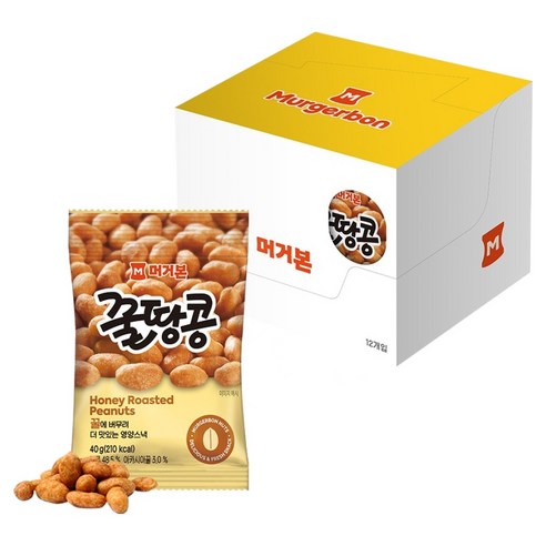 머거본 꿀땅콩 12p, 480g, 1개