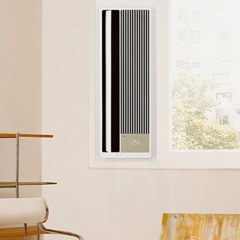 LG 휘센 오브제컬렉션 에어컨의 설치 키트와 본체