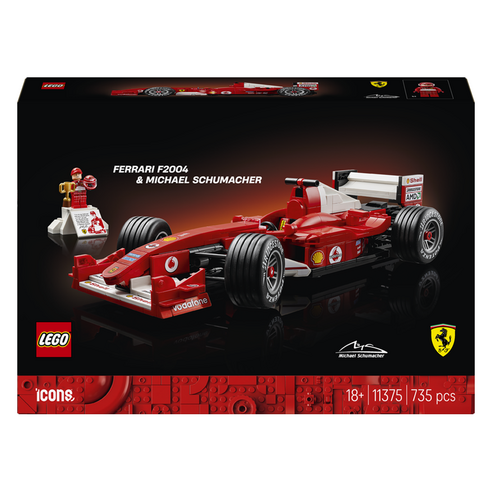 레고 아이콘 11375 Ferrari F2004와 미하엘 슈마허, 1개