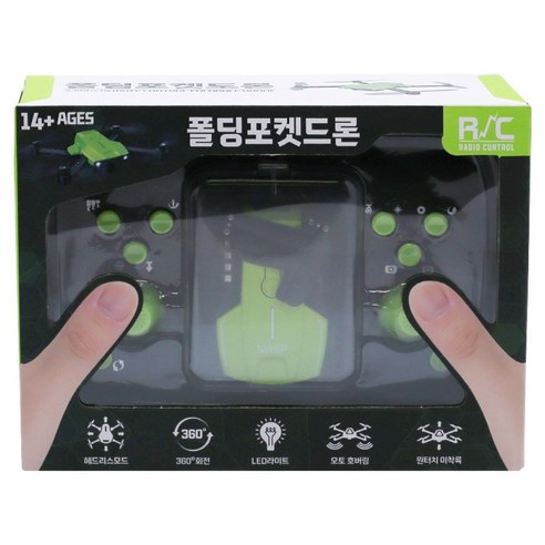 비앤씨 폴딩 포켓드론 미니, 1개, 혼합색상
