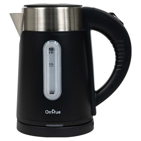 온휴 이중 단열 원터치 무선 전기 포트 0.8L OHA-08STK, OHA-08STKB(Black)