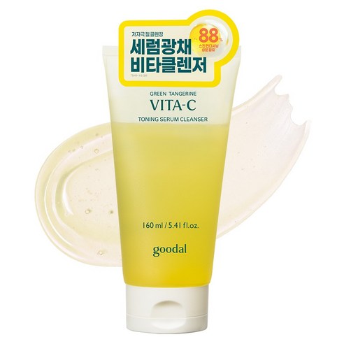 구달 청귤 비타C 토닝 세럼 클렌저, 1개, 160ml