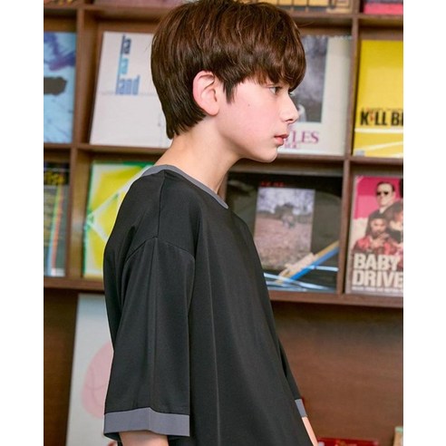 메종마밤 박스로고 쿨 7부 실내복 상하의 세트 이미지 4