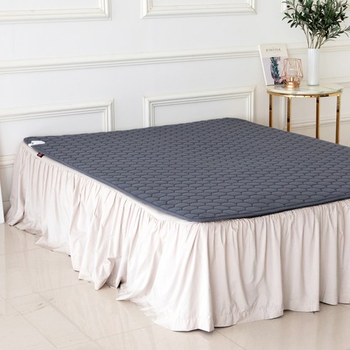 Hanil wifi 전기 온열 카본 iot 원격조절 탄소매트, 더블 분리난방(160x195cm), 차콜, 더블 분리난방(160 x 195 cm)