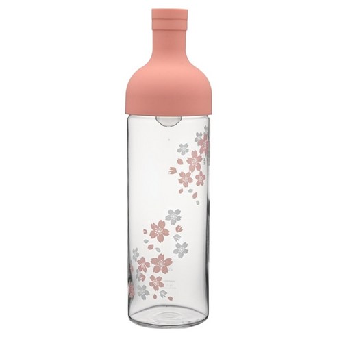 하리오 필터인 보틀 SAKURA 750ml, 핑크, 1개