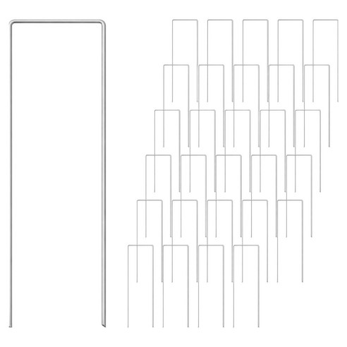 월드크린 제초 매트 멀칭 고정 핀 5 x 15 cm 100p, 1개
