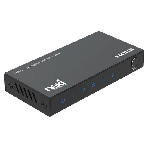 넥시 4K 1:2 HDMI 분배기 NX-4K0102SP-60A NX1283, 1개