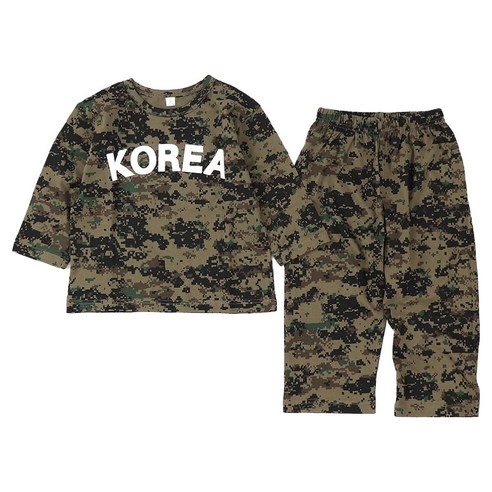 아동용 군인 간편 상하의 세트