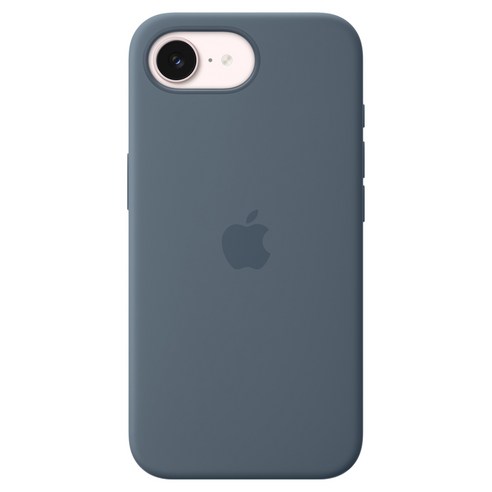 Apple 정품 아이폰 맥세이프 실리콘 케이스, 아이폰 17e, 앵커 블루