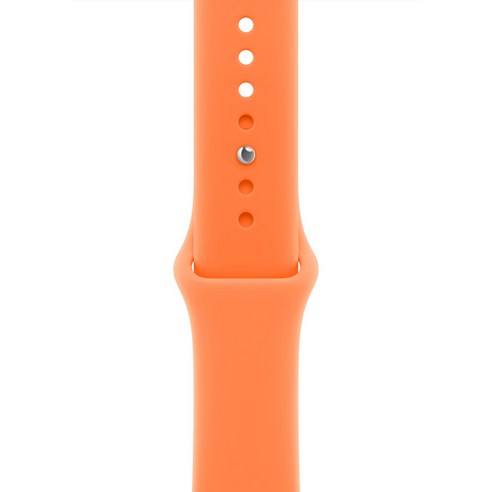 Apple 정품 2026 애플워치 스포츠 밴드, 46mm, S/M, 클레멘타인