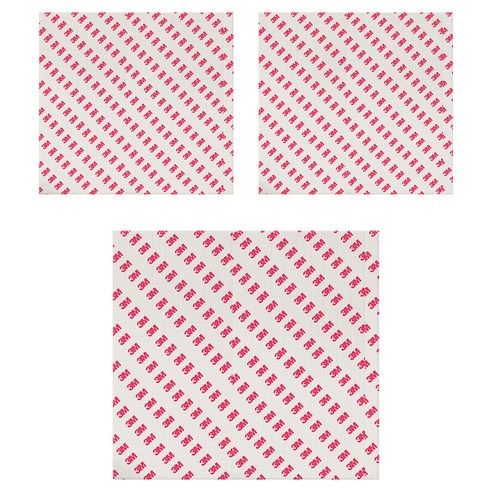 쓰리엠 뜯어쓰는 두꺼운 흰색 폼 양면테이프 20 x 20 cm, 3개