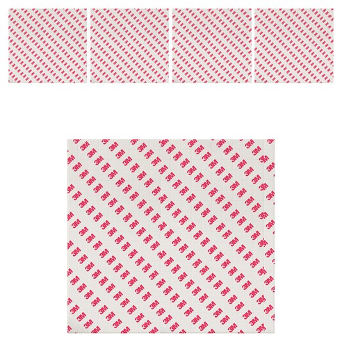 쓰리엠 뜯어쓰는 두꺼운 흰색 폼 양면테이프 20 x 20 cm, 5개