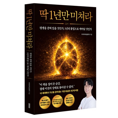 딱 1년만 미쳐라, 반양장
