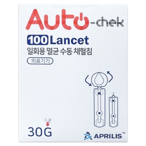 오토첵 채혈침 30g, 1개, 100개입