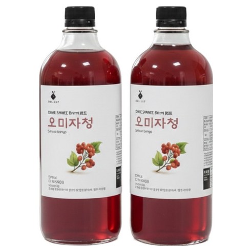 아름다운정성 오미자청, 2개, 1개입, 1L